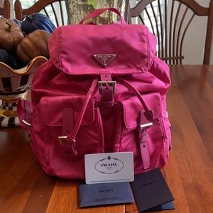 Prada Vela Backpack 💯 Authentic